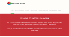 Desktop Screenshot of harderhscmaths.com