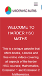 Mobile Screenshot of harderhscmaths.com
